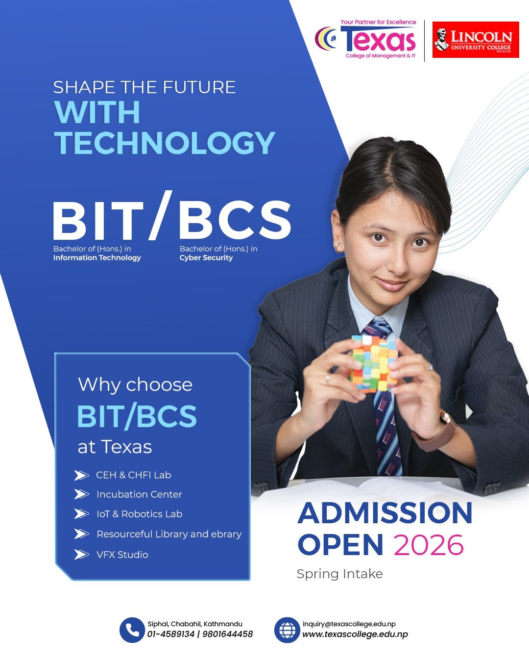 Bachelor of Computer Science (BCS) - Texas College of Management and IT