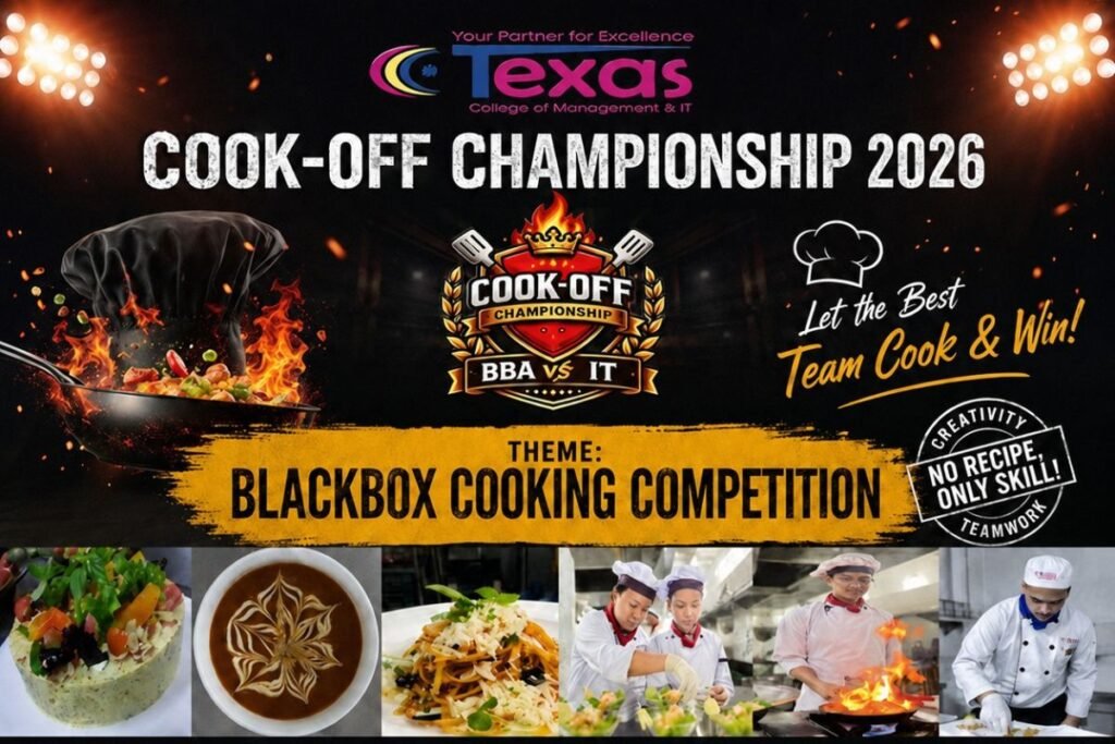 Cook-Off Championship by BHM students of Texas College of Management and IT